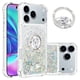 thumbnail image 1 of FOXDOCK Funda Glitter Líquida para iPhone 17 Pro con Anillo Brillante, TPU Antichoques y Esquinas Reforzadas, Soporte, 1 of 6