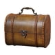 thumbnail image 1 of Caja De Baratijas Con Bisagras, Cofre Del Tesoro, Caja De Adornos, Caja De Madera, Organizador De Joyas, Marrón, 1 of 3