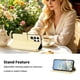 thumbnail image 3 of Funda Billetera Floral en Relieve samsung galaxy S22 Ultra con Tarjetero y Cremallera Blanco, 3 of 6