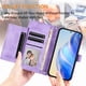 thumbnail image 2 of FOXDOCK Funda Tipo Cartera para Xiaomi Redmi 15C 5G Cuero PU con Cremallera y Correa de Muñeca, Ranuras para Tarjetas, Soporte Plegable, Cierre Magnético, 2 of 5