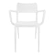 thumbnail image 3 of Silla Plástica Con Apoya Brazos Minimal Blanco Dvp, 3 of 5