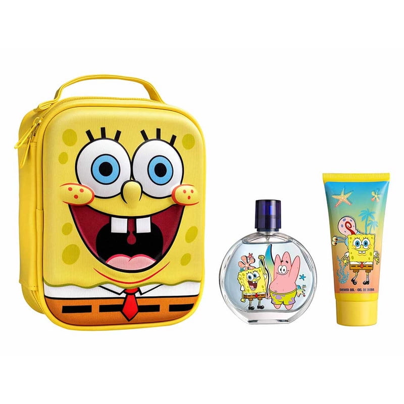 Perfume Bob Esponja Edt 100 Ml + Sg 100 Ml + Lonchera 3D Ref 9285