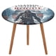 thumbnail image 1 of ASSASSIN'S CREED-theme Fitted Round Tablecloths Elastic Edged Table Covers Waterproof Table Cloth for Kitchen Holiday Party Tables Decor 120cm, 1 of 6