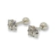 thumbnail image 1 of Aros Puntos Luz Zirconio Blanco 5mm Cuadrado, 1 of 3