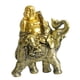 thumbnail image 2 of La Estatua Del Buda Que Ríe Sobre El Elefante Regala Feng Shui Para El Estudio De Mesa Del Club, 2 of 5