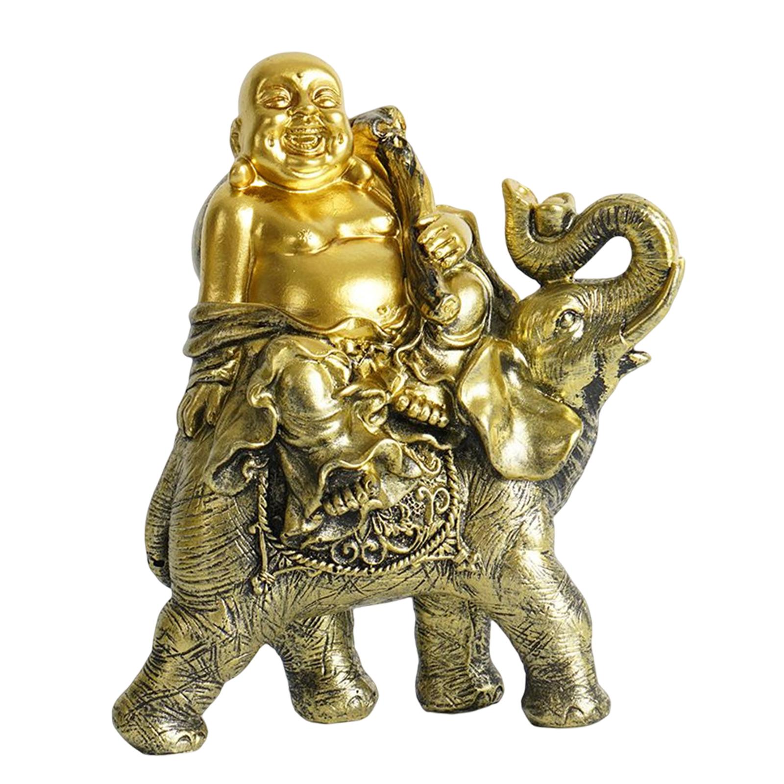 Magideal - Estatua Riendo, Regalos De Arte, Adornos Hechos A Mano, Maitreya, Figurita Decorativa Clásica Para Mesa, Habitación, Escritorio, Decoración De Hotel