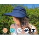 thumbnail image 3 of Sombreros Simplicity para mujer con visera de playa convertible y protección solar UV UPF 50+, 3 of 5