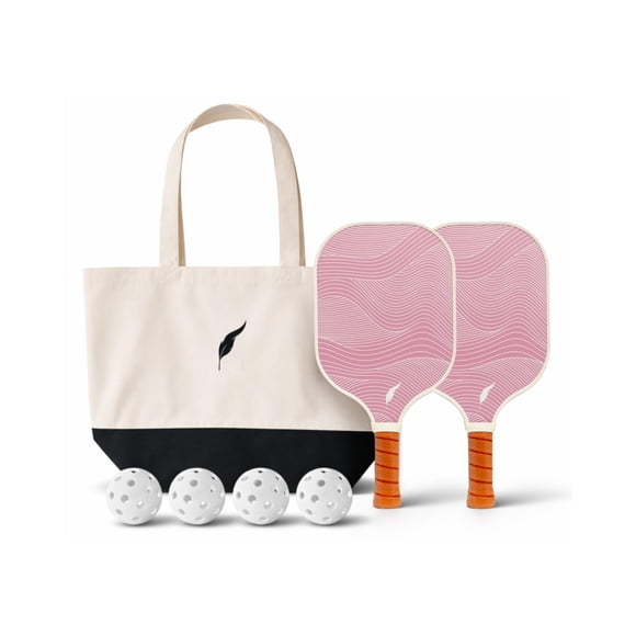 Set de 2 palas de pickleball Inscribe en rosa rosado
