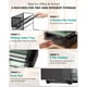 thumbnail image 4 of Organizador de escritorio WALI de 7 niveles con cajón – negro, 4 of 9