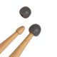 thumbnail image 2 of Consejos de práctica Vic Firth Rubber Grey para baquetas, 2 of 2