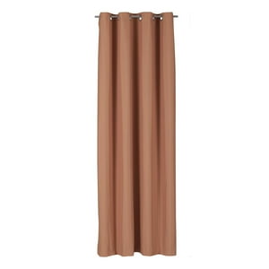 Clems - Cortina Engomada Termica 100% Blackout 140X225 Naranja 140X225