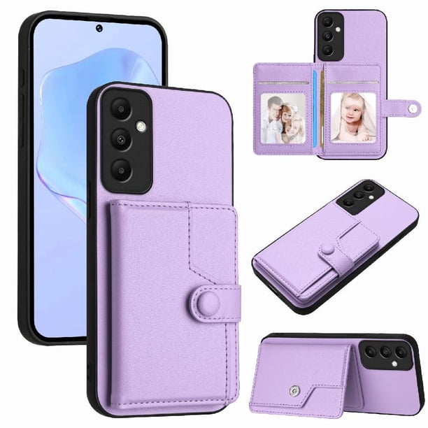 FOXDOCK Funda para SAMSUNG Galaxy A06 con Bloqueo RFID - Diseño Elegante con Cierre de Botón
