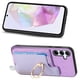 thumbnail image 2 of Funda Magnética Para Samsung Galaxy A35 Con Billetera Y Anillo Protector Resistente Morado, 2 of 5