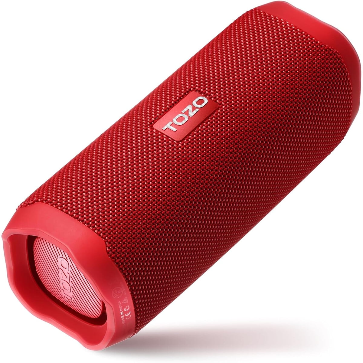 Parlante Bluetooth Tozo Pa2 Rojo Doble Bajo 25h Ipx8