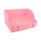 thumbnail image 5 of Caja de arena para conejos - Jaula de arena para esquinas de inodoro para mascotas Rectangular de plástico para animales pequeños Bandeja para mascota , Rosado Alfiler, 5 of 5