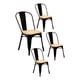 thumbnail image 1 of Pack 4 Silla Tolix Negra Matte Base Madera, 1 of 2