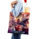 thumbnail image 4 of Crisis on Infinite Bolso de tela con estampado de lienzo para mujer, bolsa de compras reutilizable y estética, con cremallera interior, regalo para mujer,38*45cm., 4 of 6