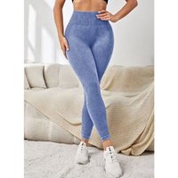 Likeshop - Calza Mujer Deportiva Fitness Gym Tiro Alto Levanta Cola 9002