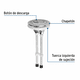 thumbnail image 5 of Boton Superior De Estanque Wc Redondo Universal Fanaloza, 5 of 8