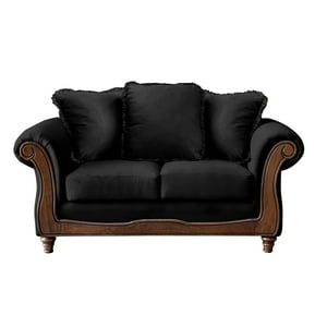 Latam Home - Sofa Rimini 2C Tela Velvet Negro