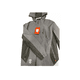 thumbnail image 1 of Chaqueta cortaviento deportiva ultra liviana micropolar gris, talla L, 1 of 3