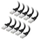 thumbnail image 1 of Cable Ethernet Matters Cat 6A, paquete de 10 unidades, 3 pies, negro, 1 of 9
