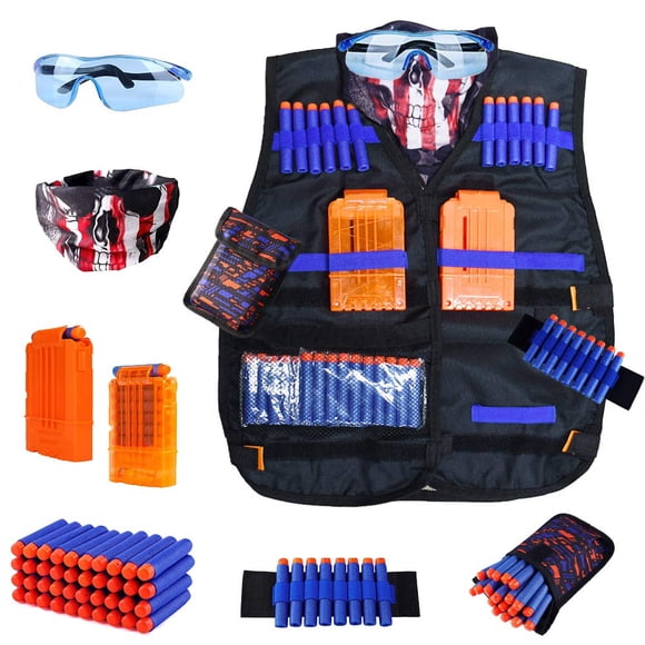 Kit de chaleco táctico JGCWorker para pistolas Nerf N-Strike Elite