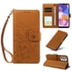thumbnail image 4 of Funda Cartera para Samsung Galaxy A23 4G/5G Perro Cachorro Grabado con Tarjetas Soporte Correa Marrón, 4 of 6