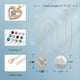 thumbnail image 3 of Collar colgante de amor de amor con piedra de nacimiento Zirconia, regalo de joyería de las mujeres para la Navidad, cumpleaños, aniversario, 3 of 4