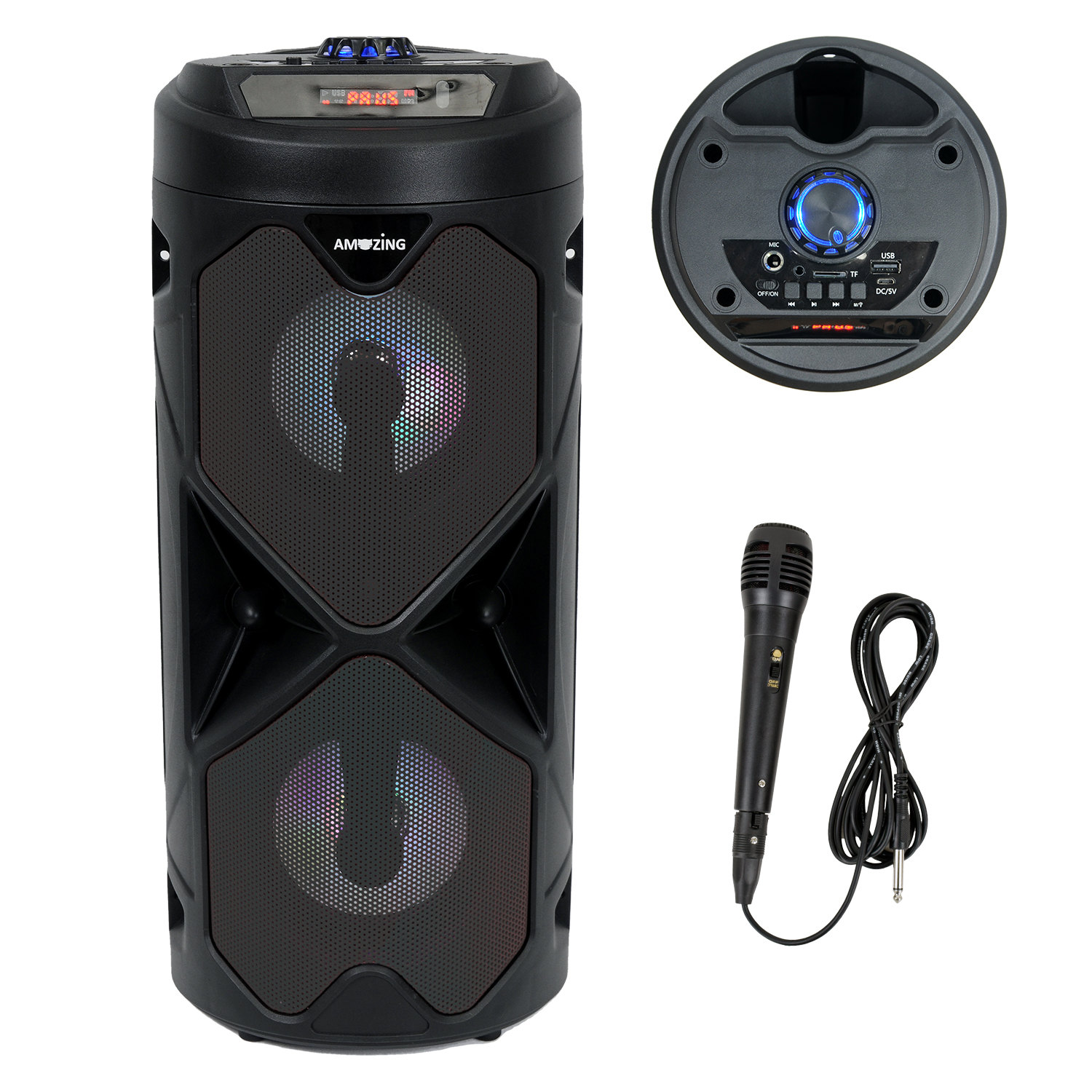 Amazing - Parlante Karaoke Bluetooth Big Pro 500 Black