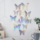 thumbnail image 4 of 12pcs Paper Butterfly Wall Stickers Decorations, 3D Hollow Three-dimensional Simulation Decoration For Living Room, 4 of 5