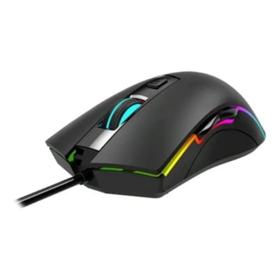 Genérico - Mouse Gamer Profesional Usb Aoc 2400dpi Luces Rgb Gm120