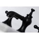 thumbnail image 4 of Grifo de baño Kingston Brass Vintage Widespread Matte Black, 4 of 8