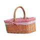 thumbnail image 3 of Cesta De Picnic De Mimbre Tejida Cesta De Almacenamiento Rural Para Verduras Playa Sin Tela, 3 of 5