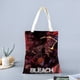thumbnail image 2 of BLEACH Bolso de tela con estampado de lienzo para mujer, bolsa de compras reutilizable y estética, con cremallera interior, regalo para mujer,40*40cm., 2 of 6