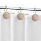thumbnail image 2 of Juego de 12 ganchos para cortinas de ducha Sunlit Boho Knots Seaside, 2 of 5