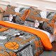 thumbnail image 3 of Boys -Gamer- Duve-t Cover- Set 3 Pieces T-win G-ame Pl-ayer W-hite Bedd-ing Sets- with 1- Duvet- Cover 2 Pillowcases, 3 of 5