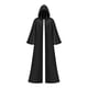 thumbnail image 3 of Capa con Capucha para Halloween, Capa de Cosplay de Longitud Completa, Disfraz de Mago, para Fiesta Punk de Pascua, Carnaval , Negro XL, 3 of 5