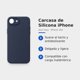 thumbnail image 2 of Carcasa de Silicona para iPhone 16e Azul Marino con Interior de Microfibra, 2 of 3