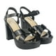 thumbnail image 5 of Sandalia Chalada Mujer Vina-1 Negro Fiesta, 5 of 7