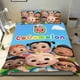 thumbnail image 1 of Cocomelon Conjunto de sábanas temático, trío de piezas, cómodo y amigable con la piel, diseño único, regalo de decoración para el hogar para familiares, amigos y fans,173X218cm, 1 of 6