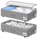 thumbnail image 1 of Almacenamiento para debajo de la cama Kukikan de 50 litros con ruedas de 6.7 pulgadas de altura, paq, 1 of 9