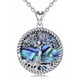 thumbnail image 1 of Collar arbol de la vida tornasol plata 925, 1 of 3