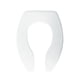 thumbnail image 1 of Asiento para inodoro Bemis 1655SSCT comercial, frente abierto, blanco, 1 of 8