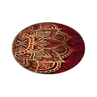 Genérico - Alfombra Redonda Estampado Ilusión 3D 150X150Cm