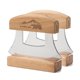 thumbnail image 1 of Cortador de alimentos WiuCYS 13x10x2 cm acero inoxidable y madera, 1 of 8