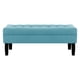 thumbnail image 1 of Banqueta Wood 2c Felpa 00 Turquesa, 1 of 4