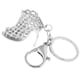 thumbnail image 4 of zapatos de tacón alto llaveros llavero de diamantes de imitación bolso de la mujer titular de la llave de plata, 4 of 5