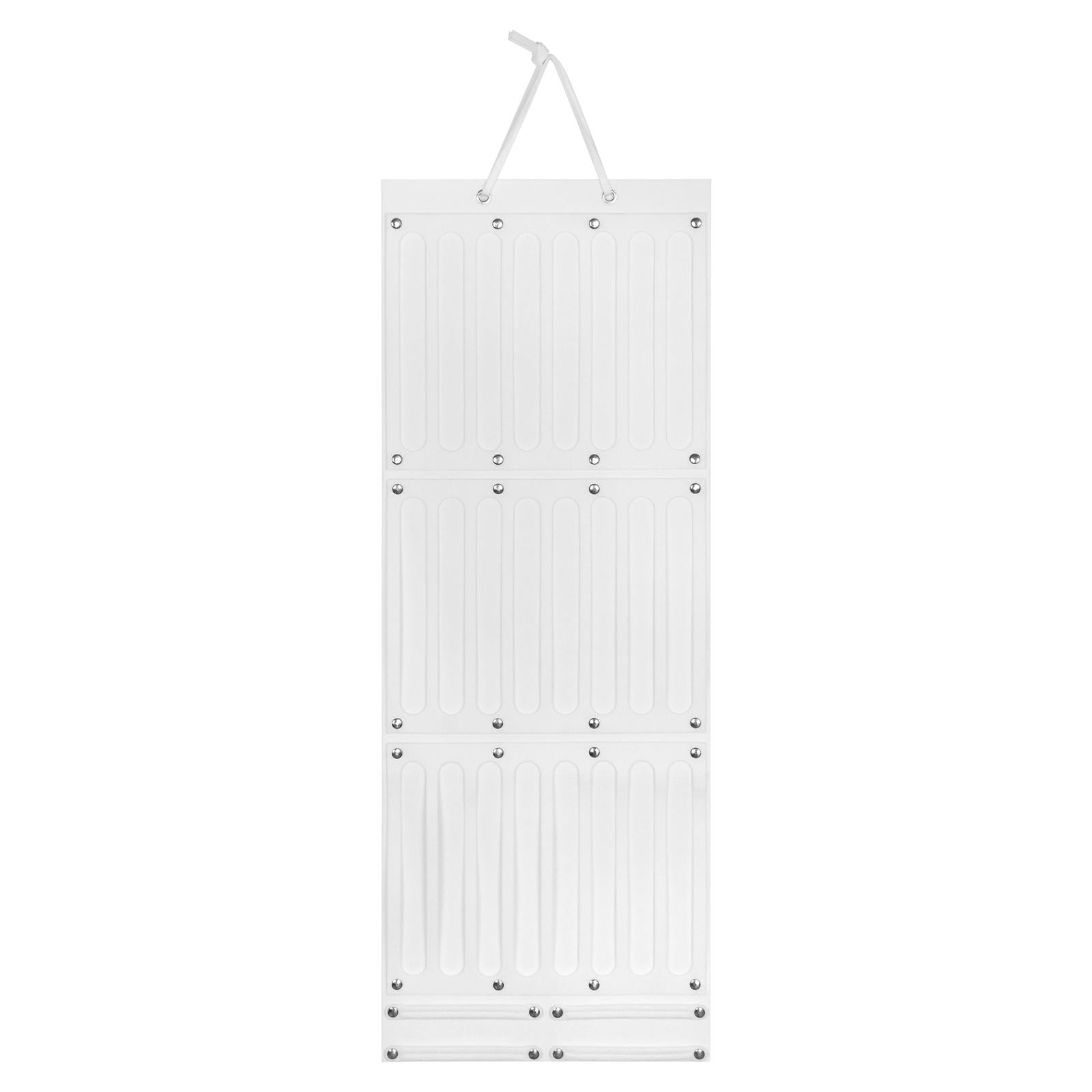 Magideal - Accesorios Para El Cabello Organizador De Cintas Para El Cabello Organizador Para Mujeres Y Niñas Soporte De Exhibición Para Colgar Pinzas Para El Cab Blanco 104cmx38cm