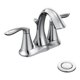 thumbnail image 4 of Faucet Moen Eva Chrome con dos manijas para baño 6410, 4 of 9